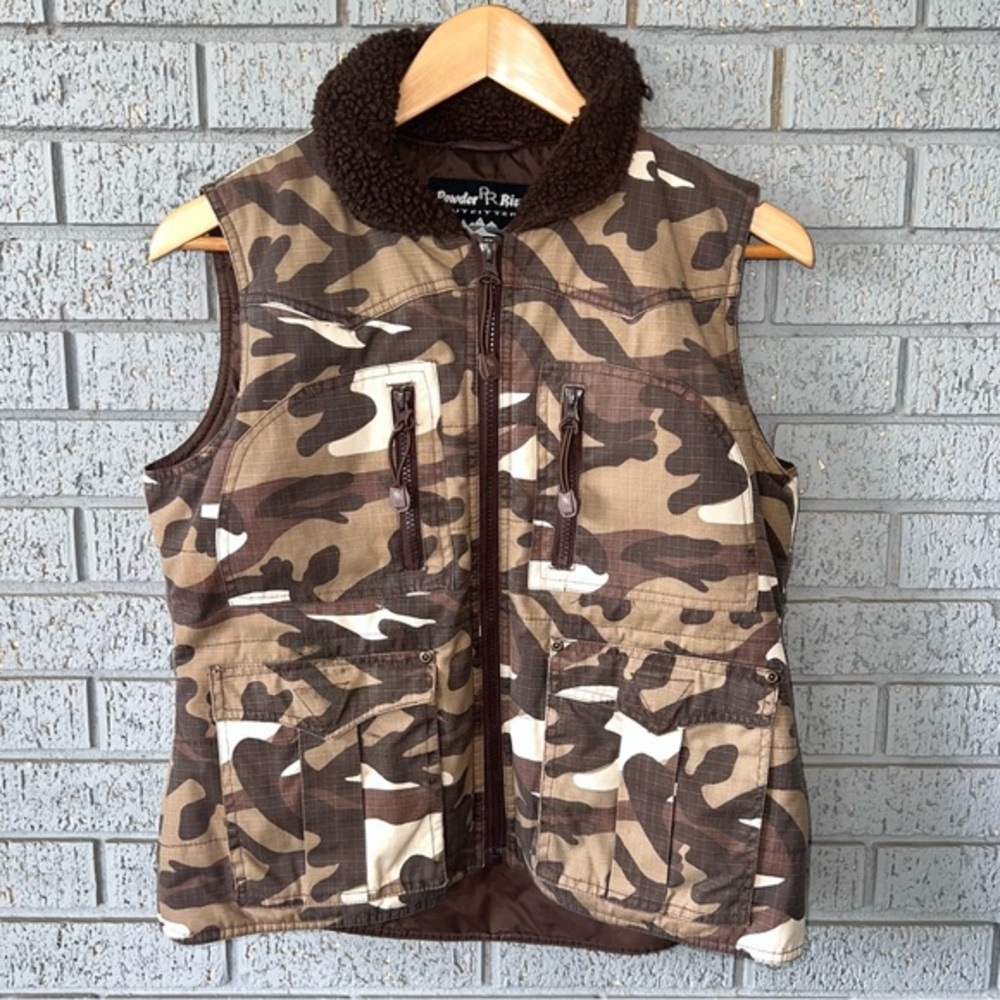 Powder River by Panhandle Slim Camo Vest Size Small